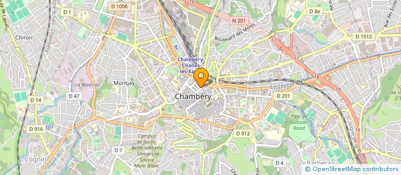 localisation de l'entreprise MADAME FABIENNE MARANDON  CHAMBERY
