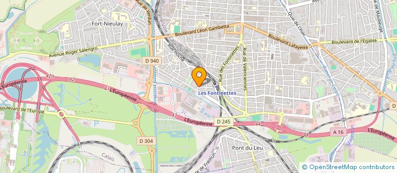 localisation de l'entreprise MADAME FABIENNE MARCARD  CALAIS