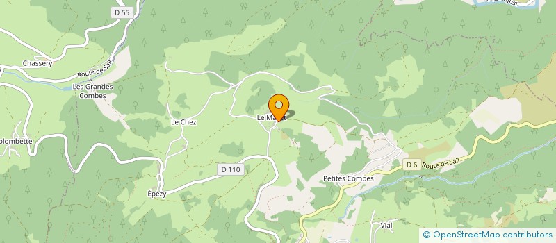 localisation de l'entreprise MADAME FABIENNE MARCHAND  SAINT-GEORGES-EN-COUZAN