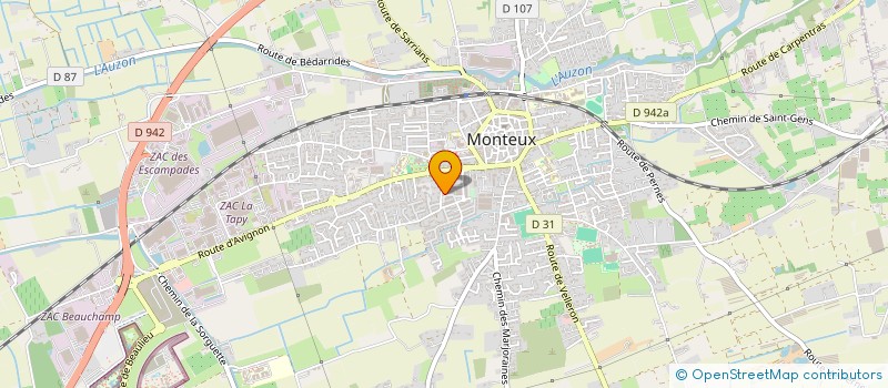 localisation de l'entreprise MADAME FABIENNE MARCOTORCHINO  MONTEUX