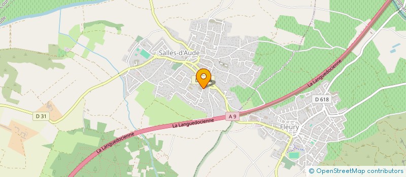 localisation de l'entreprise MADAME FABIENNE MARGERIT  SALLES-D'AUDE