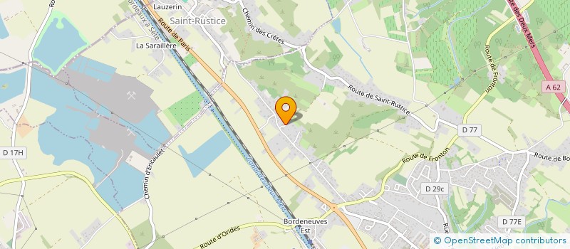 localisation de l'entreprise MADAME FABIENNE MARGOLLE  CASTELNAU-D'ESTRETEFONDS