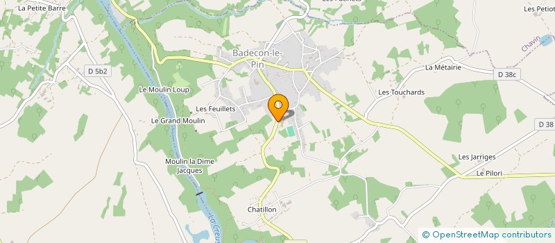 localisation de l'entreprise MADAME FABIENNE MARIE à BADECON-LE-PIN