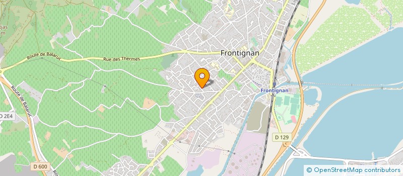 localisation de l'entreprise MADAME FABIENNE MARIE BALCON à FRONTIGNAN