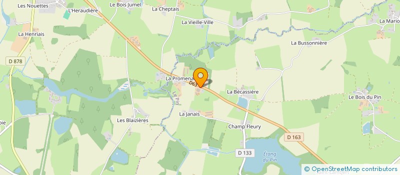 localisation de l'entreprise MADAME FABIENNE MARIE ROBIN  LE PIN