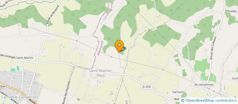 localisation de l'entreprise MADAME FABIENNE MARINONE  SAINTE-BAZEILLE