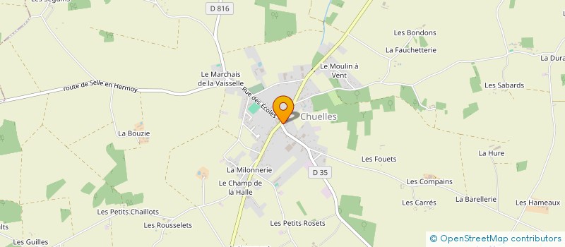 localisation de l'entreprise MADAME FABIENNE MARLOT  CHUELLES