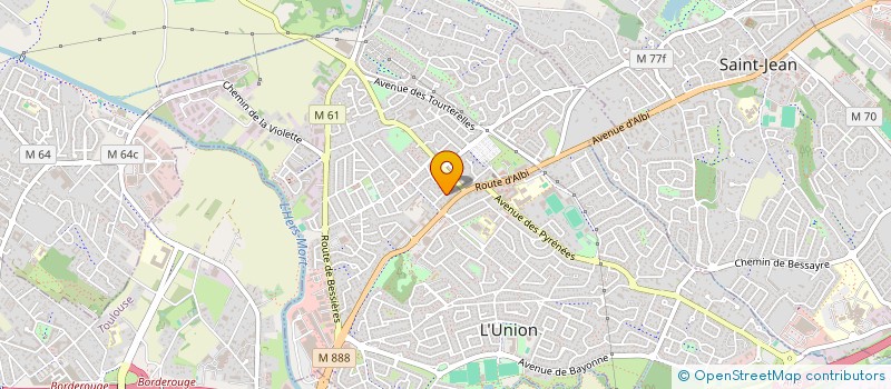 localisation de l'entreprise MADAME FABIENNE MARSALEIX à L'UNION