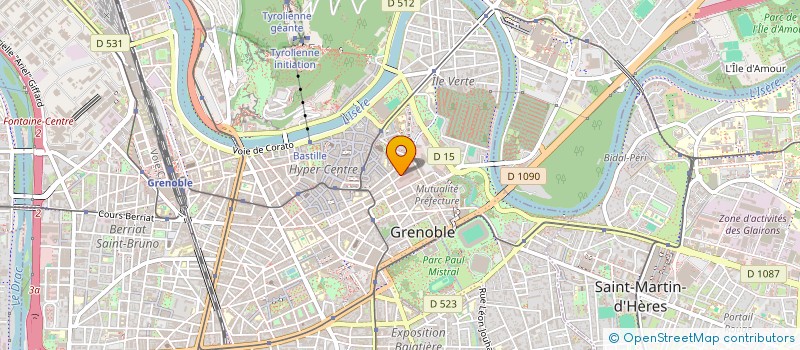 localisation de l'entreprise MADAME FABIENNE MARTIN à GRENOBLE