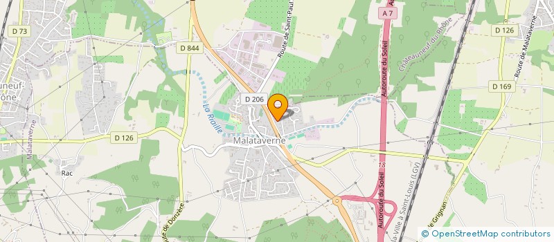 localisation de l'entreprise MADAME FABIENNE MARTINET  MALATAVERNE