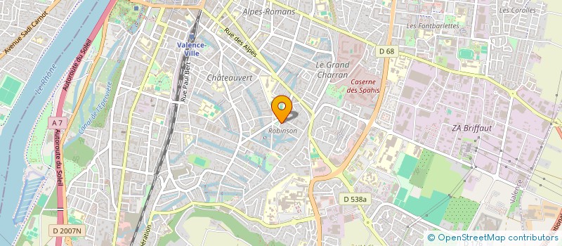 localisation de l'entreprise MADAME FABIENNE MARTINS à VALENCE
