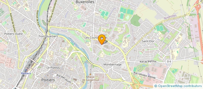 localisation de l'entreprise MADAME FABIENNE MASIF  POITIERS