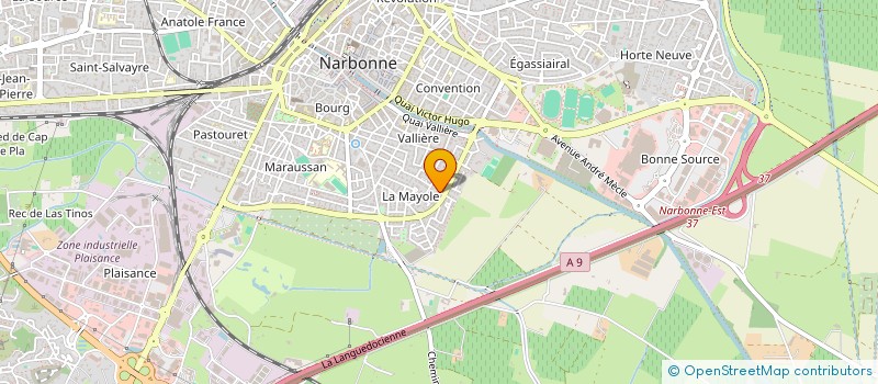 localisation de l'entreprise MADAME FABIENNE MASSONDO à NARBONNE
