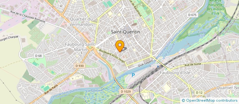 localisation de l'entreprise MADAME FABIENNE MAYENS à SAINT-QUENTIN