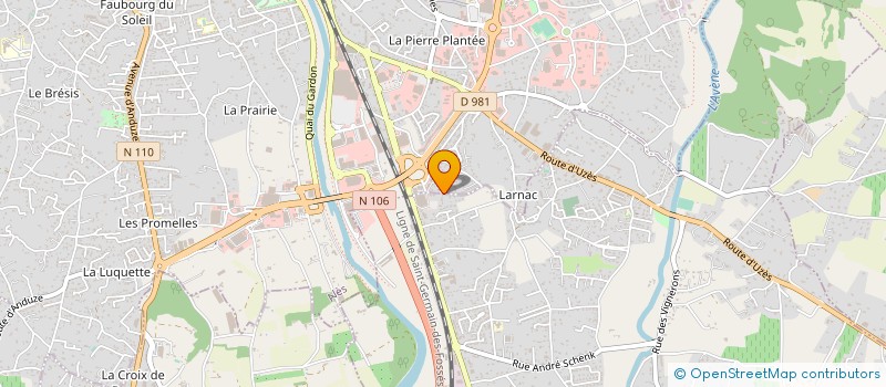 localisation de l'entreprise MADAME FABIENNE MAZET  SAINT-HILAIRE-DE-BRETHMAS