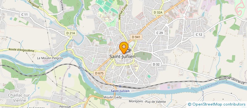 localisation de l'entreprise MADAME FABIENNE MEDARD à SAINT-JUNIEN