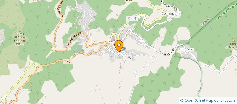 localisation de l'entreprise MADAME FABIENNE MEMBRE à SARTENE