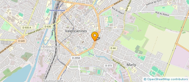 localisation de l'entreprise MADAME FABIENNE MENU à VALENCIENNES