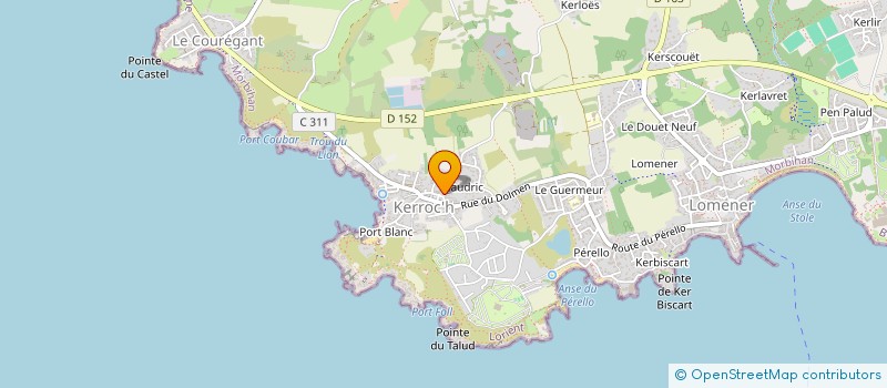 localisation de l'entreprise MADAME FABIENNE MERCIER à PLOEMEUR