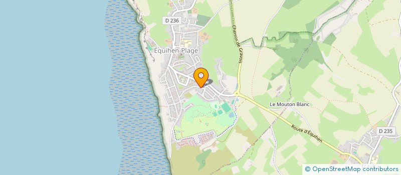 localisation de l'entreprise MADAME FABIENNE MERLIN  EQUIHEN-PLAGE