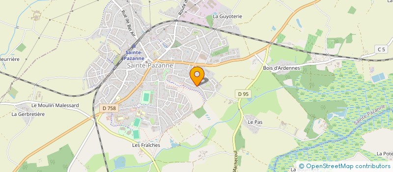 localisation de l'entreprise MADAME FABIENNE MEROUR à SAINTE-PAZANNE