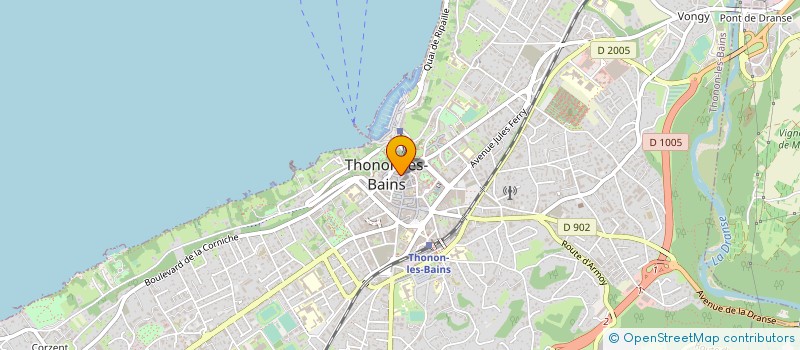 localisation de l'entreprise MADAME FABIENNE MEYNET-PIRET à THONON-LES-BAINS