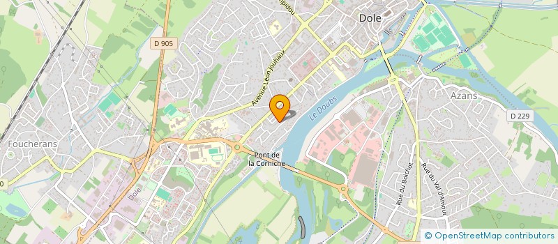 localisation de l'entreprise MADAME FABIENNE MICHELIK à DOLE