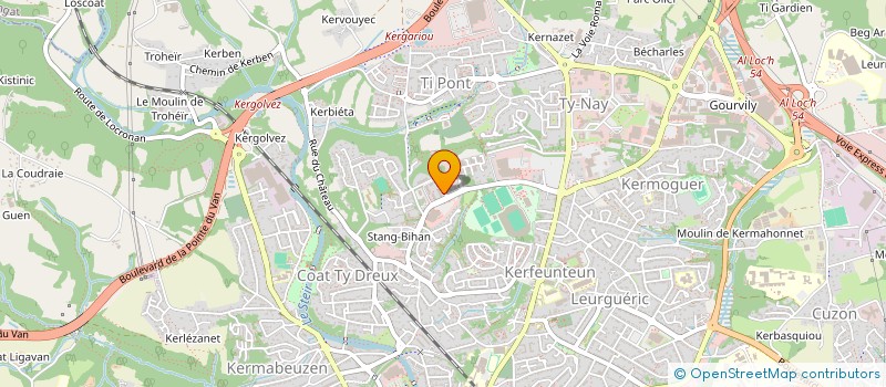 localisation de l'entreprise MADAME FABIENNE MILLET à QUIMPER