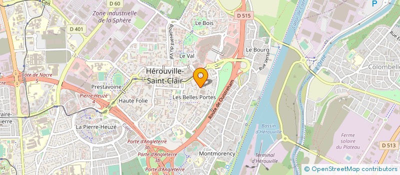 localisation de l'entreprise MADAME FABIENNE MOAL à HEROUVILLE SAINT CLAIR