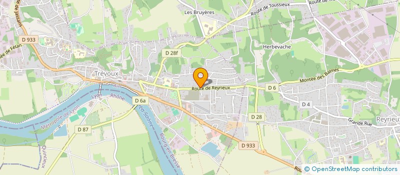 localisation de l'entreprise MADAME FABIENNE MOIROUD à TREVOUX