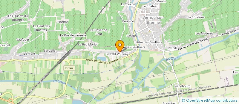 localisation de l'entreprise MADAME FABIENNE MONESTIER à VOUVRAY