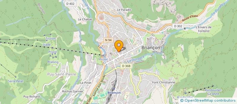 localisation de l'entreprise MADAME FABIENNE MONGIN à BRIANCON