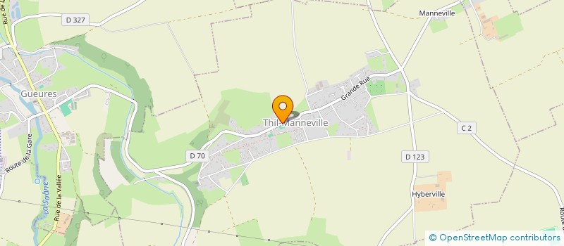 localisation de l'entreprise MADAME FABIENNE MONSEL  THIL-MANNEVILLE