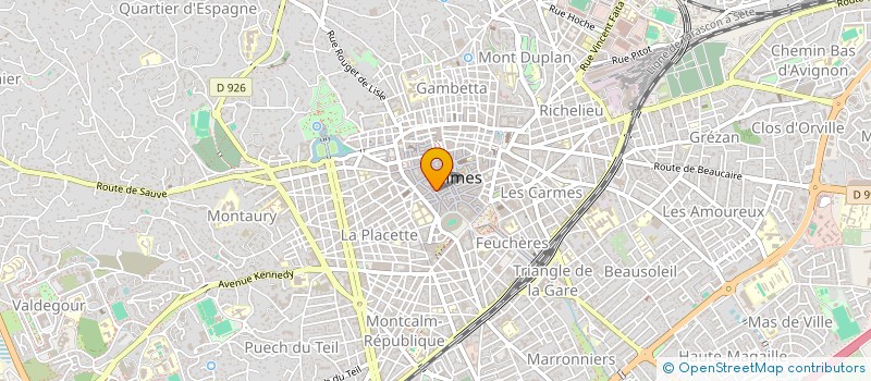 localisation de l'entreprise MADAME FABIENNE MONTET à NIMES