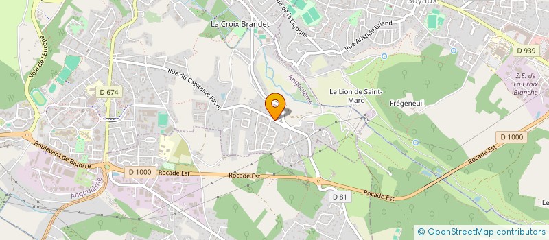 localisation de l'entreprise MADAME FABIENNE MOREAU à ANGOULEME