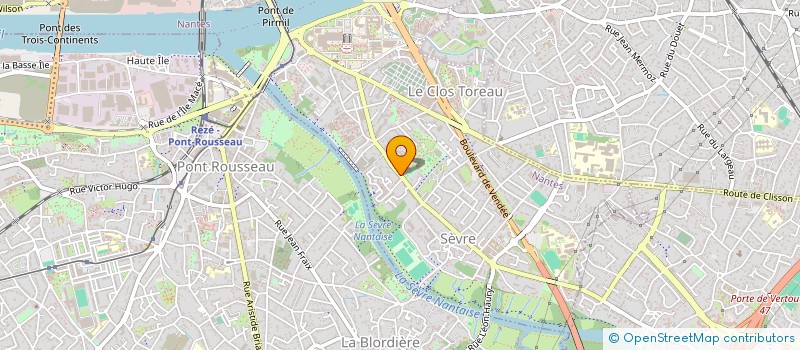 localisation de l'entreprise MADAME FABIENNE MOREAU à NANTES
