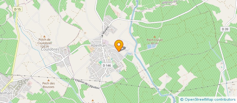 localisation de l'entreprise MADAME FABIENNE MORGO  ABEILHAN