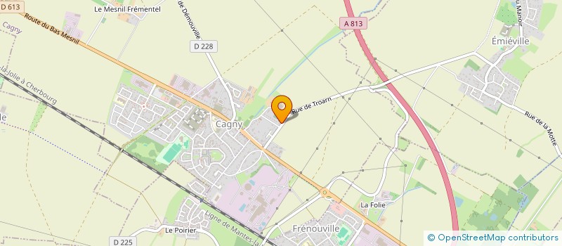 localisation de l'entreprise MADAME FABIENNE MORICE  CAGNY