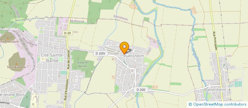 localisation de l'entreprise MADAME FABIENNE MORITZ à RUELISHEIM