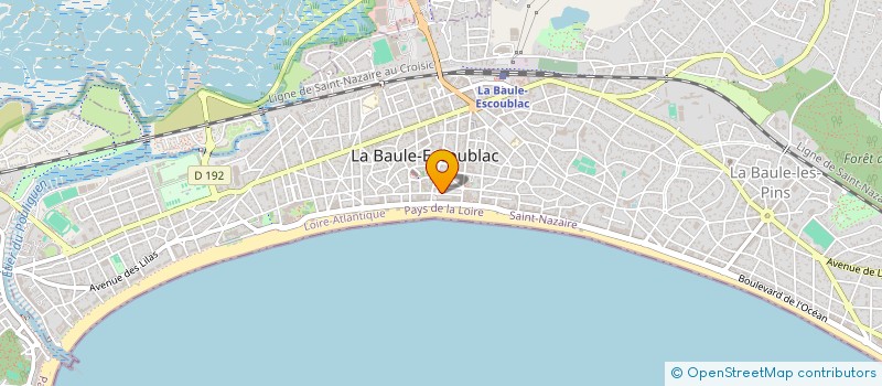 localisation de l'entreprise MADAME FABIENNE MORNET à LA BAULE-ESCOUBLAC