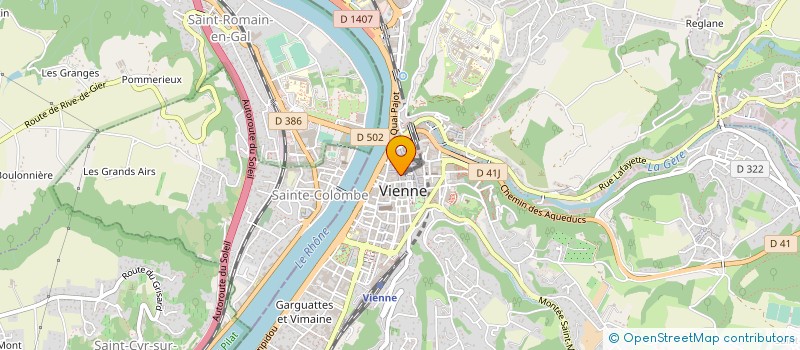 localisation de l'entreprise MADAME FABIENNE MOULIN à VIENNE