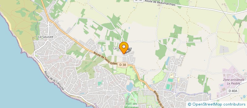 localisation de l'entreprise MADAME FABIENNE MOUNEREAU  BRETIGNOLLES-SUR-MER