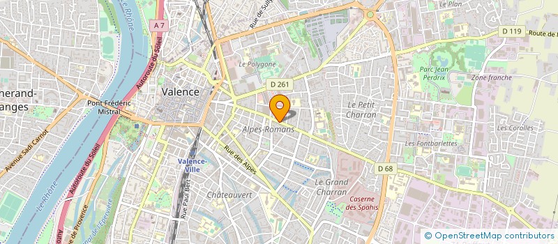 localisation de l'entreprise MADAME FABIENNE MUETHON à VALENCE
