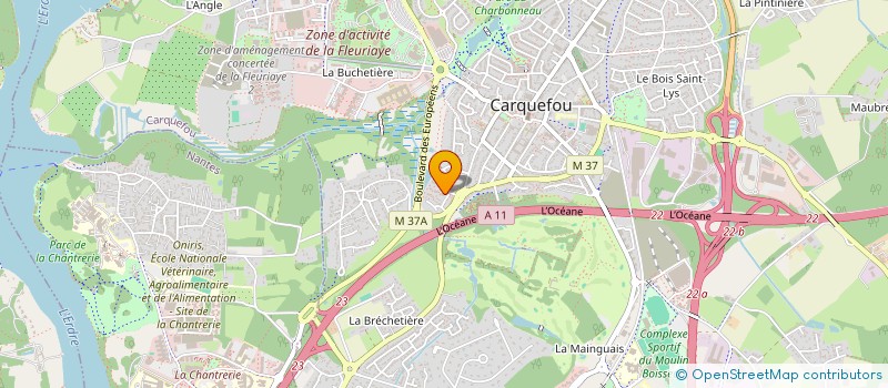 localisation de l'entreprise MADAME FABIENNE MUNEROT  CARQUEFOU