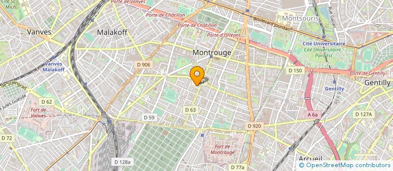 localisation de l'entreprise MADAME FABIENNE NACCACHE à MONTROUGE