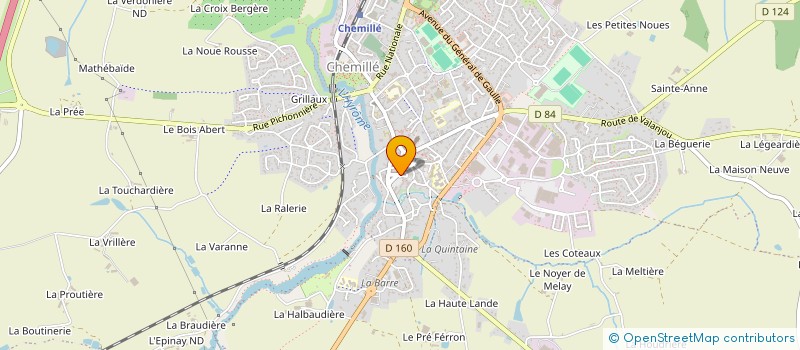 localisation de l'entreprise MADAME FABIENNE NAUD  CHEMILLE-EN-ANJOU