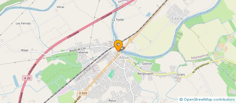 localisation de l'entreprise MADAME FABIENNE NEUMANN  ALBIAS