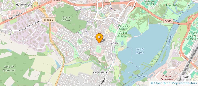 localisation de l'entreprise MADAME FABIENNE NEUQUELMAN  ANGERS