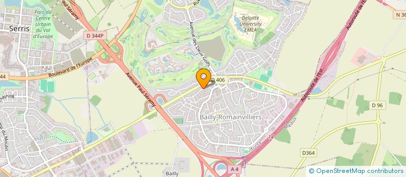 localisation de l'entreprise MADAME FABIENNE NICOLAS  BAILLY-ROMAINVILLIERS