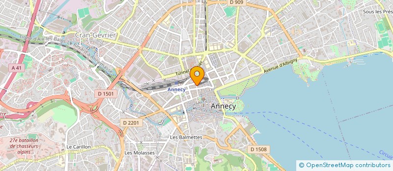 localisation de l'entreprise MADAME FABIENNE NIQUET à ANNECY